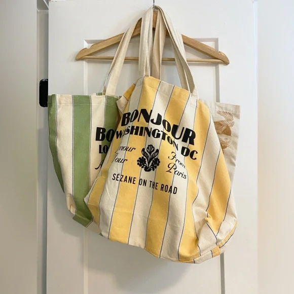 Sézane on the Road canvas tote bag - Picture 6 of 6